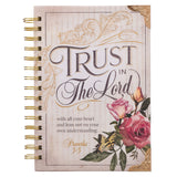 Trust in the LORD Floral Wirebound Journal