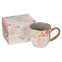 Love Floral Ceramic Mug