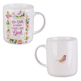 Plans Four Piece Inspirational Floral Mug Set