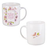 Plans Four Piece Inspirational Floral Mug Set