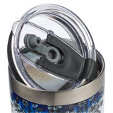 Be Still & Know Blue Floral Stainless Steel Travel Mug