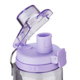 Purple Trust in the Lord Plastic Water Bottle - Proverbs 3:5-6